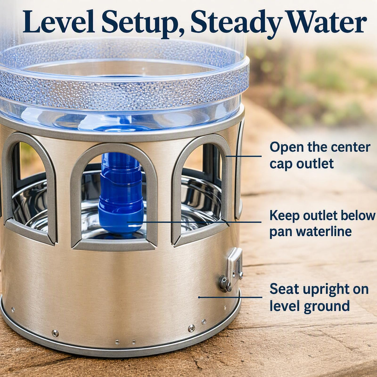 Heated Chicken Waterer 5 Gallon O4574