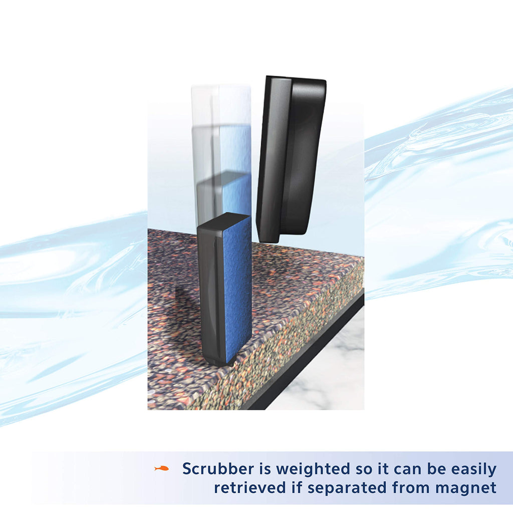 Aquarium Algae Scraper Magnetic Glass Cleaner G837406