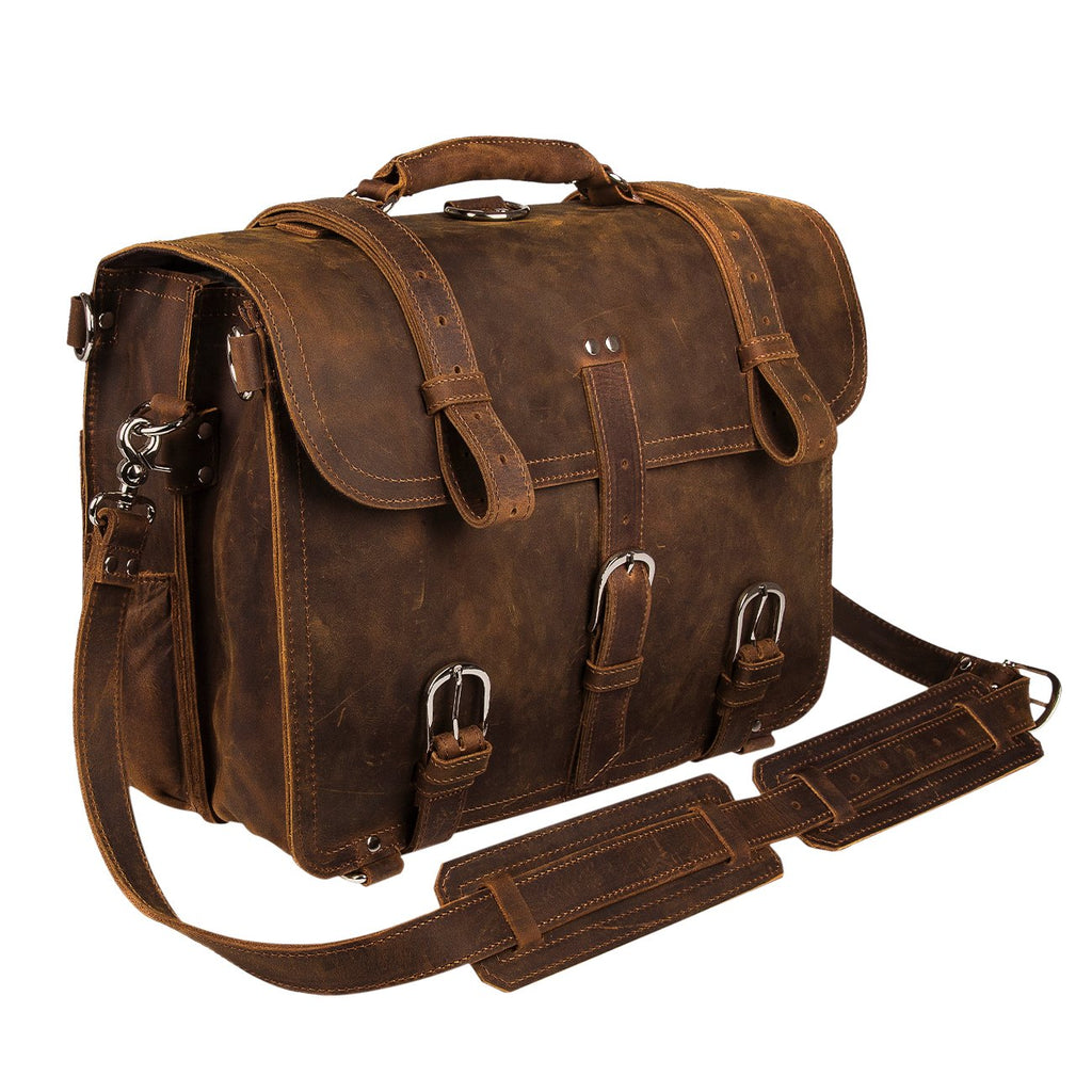 Leather Messenger Bag J32695