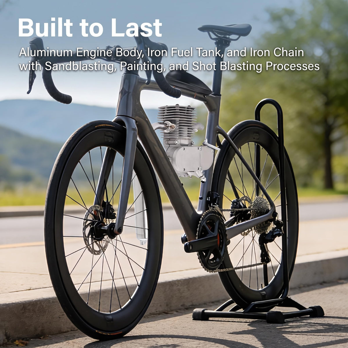 100CC 2-Stroke Bicycle Engine Kit with Air-Cooling Y936