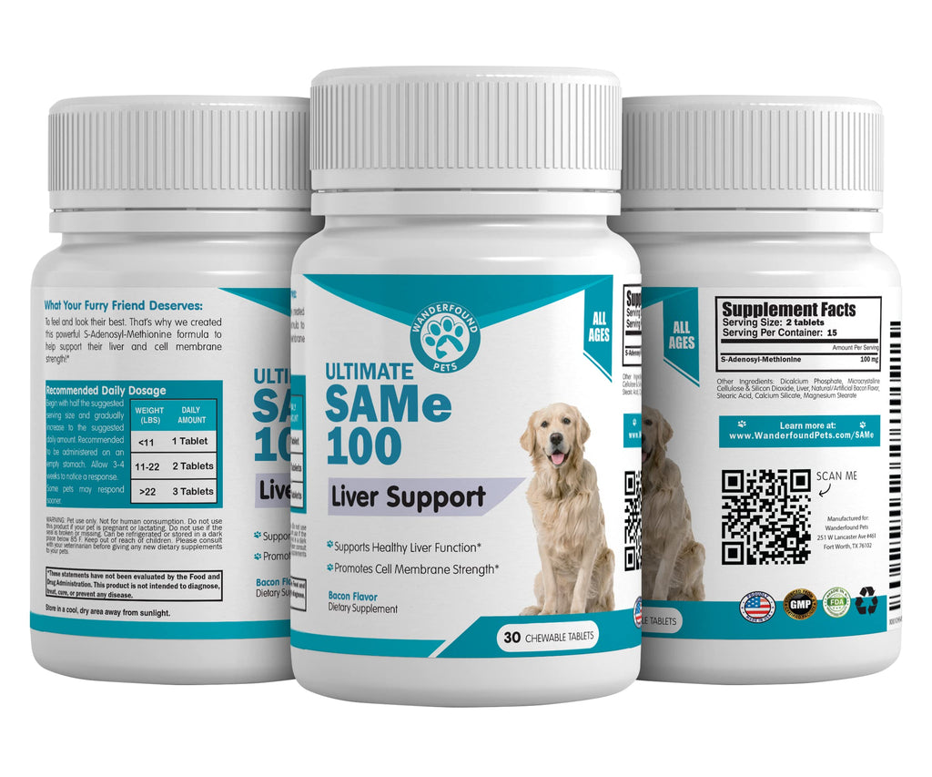 Milk Thistle & SAMe100 for Dogs H824