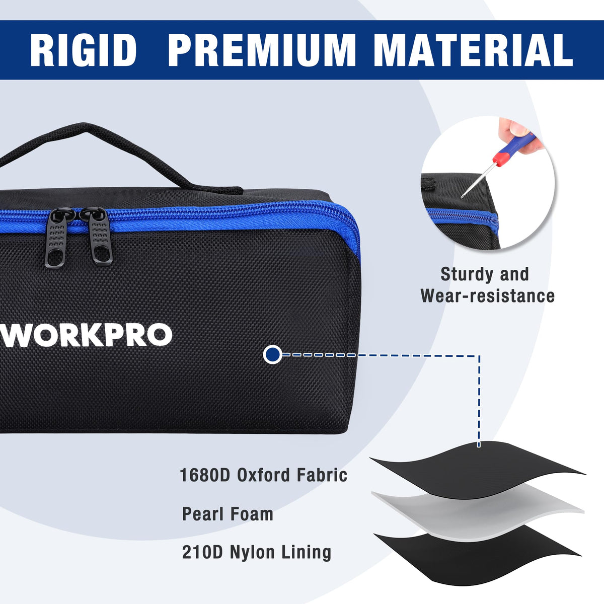 10" Zipper Tool Pouch, 3 Pack S150