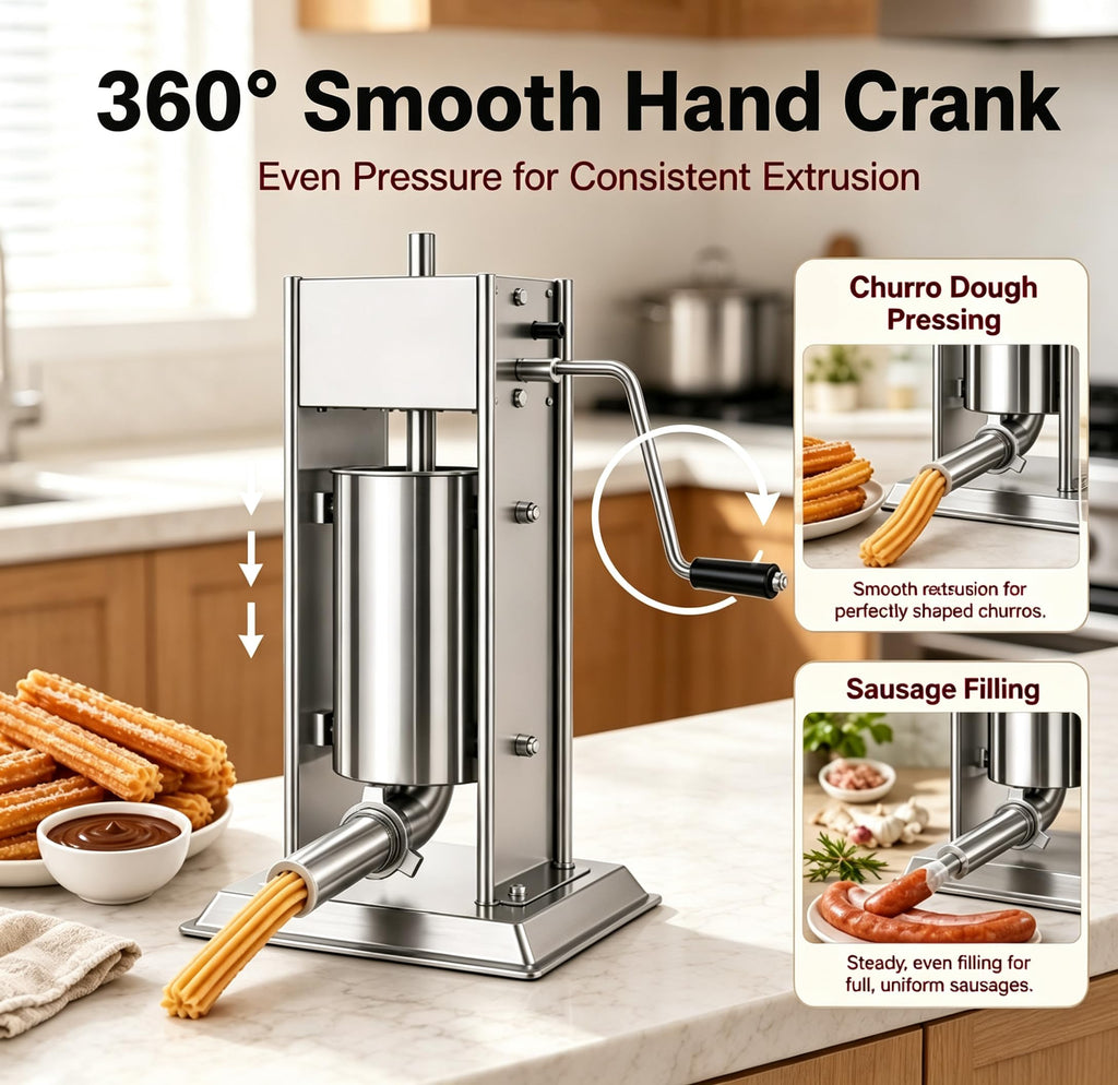 3-in-1 Manual Sausage Stuffer 15LB O8094