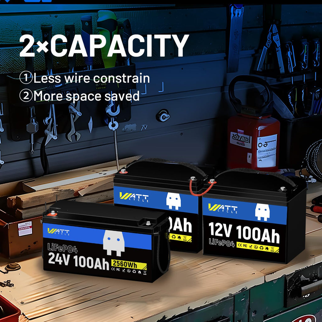 24V 100Ah LiFePO4 Battery N4491