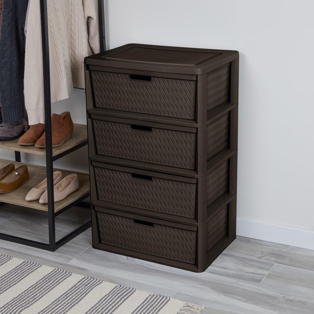 3 Drawer Storage Organizer Tower with Carry Handles O546