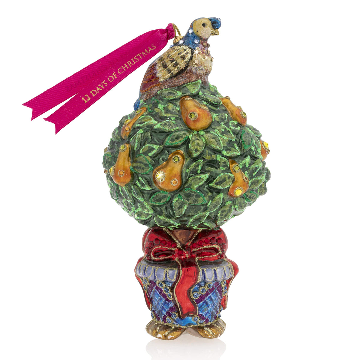 Glass Christmas Ornament D2438