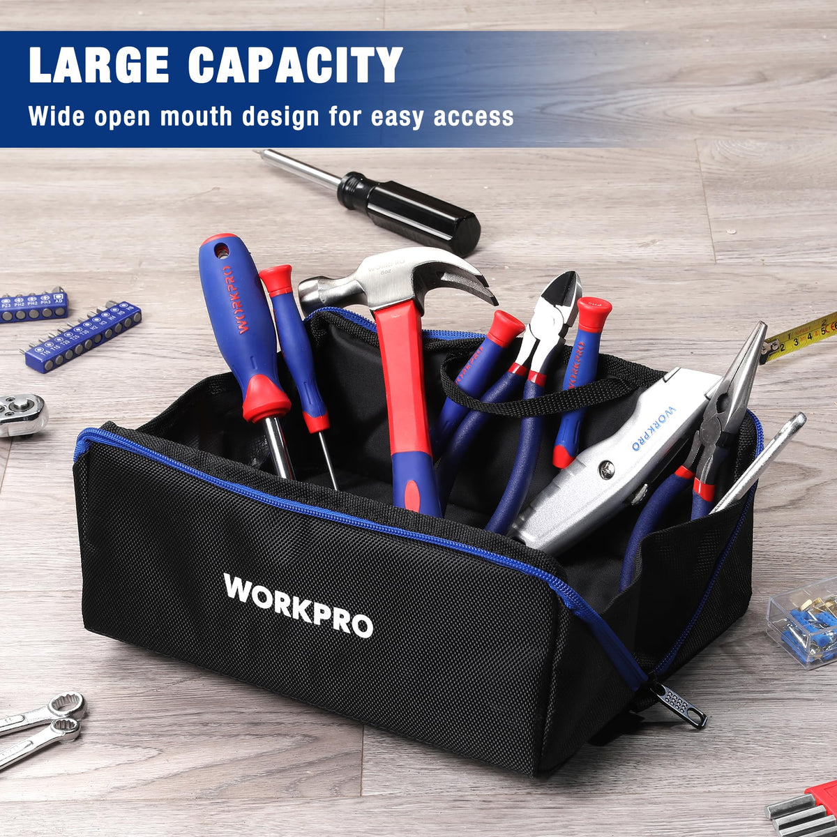 10" Zipper Tool Pouch, 3 Pack S150