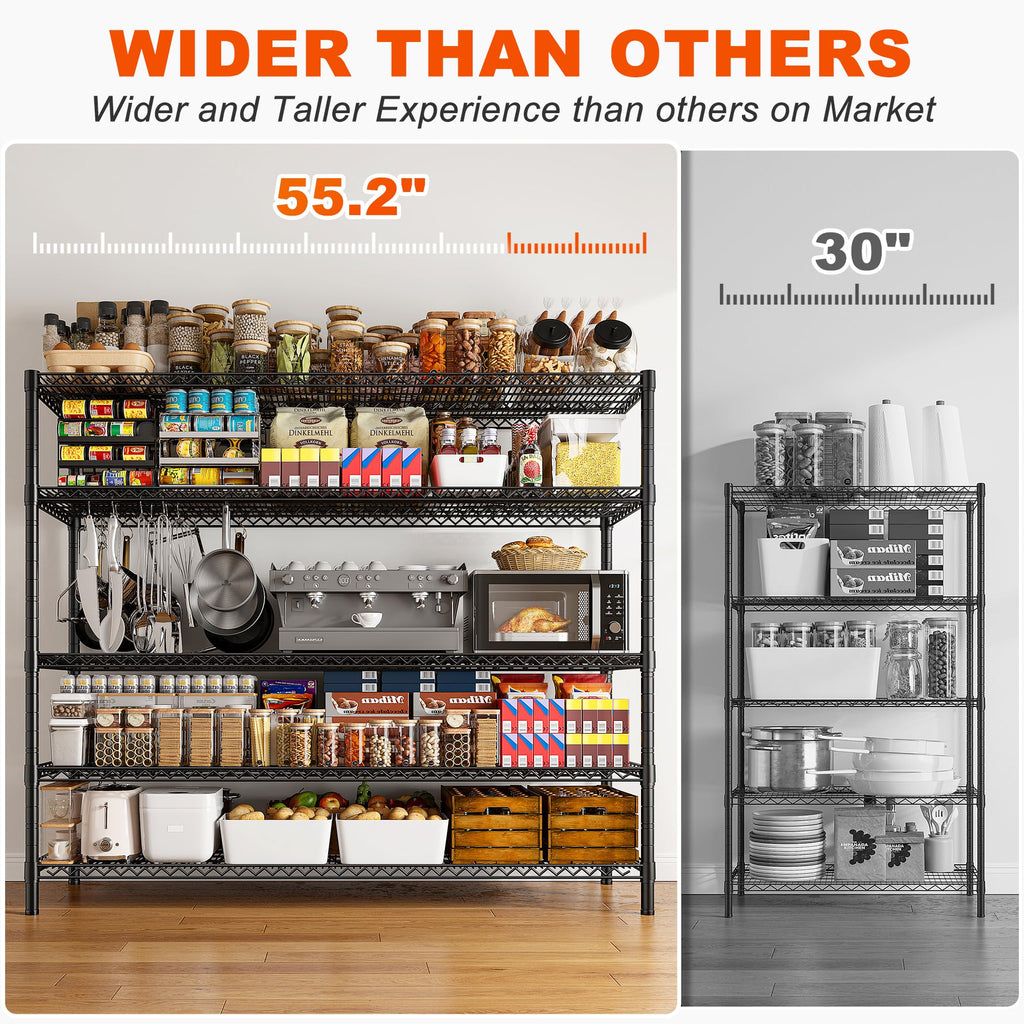 85.7" 5-Tier Adjustable Garage Shelving P72950