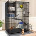Extra Large Cat Cage Indoor Enclosure with Storage Cube R834