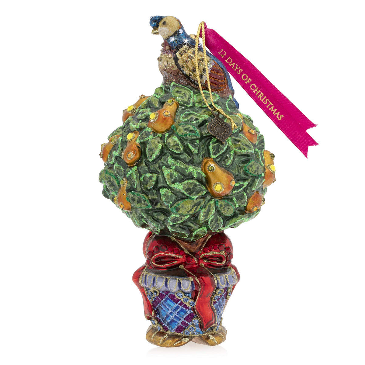 Glass Christmas Ornament D2438